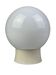 50s 60s lamp light wall lamp cellar lamp plastic & glass Bauhaus