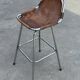 Tabouret de bar vintage Dal Vera sélectionné par Charlotte Perriand design 'Les Arcs'