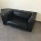 Cini Boeri Sofa Gradual Lounge Black Leather Knoll/gavina