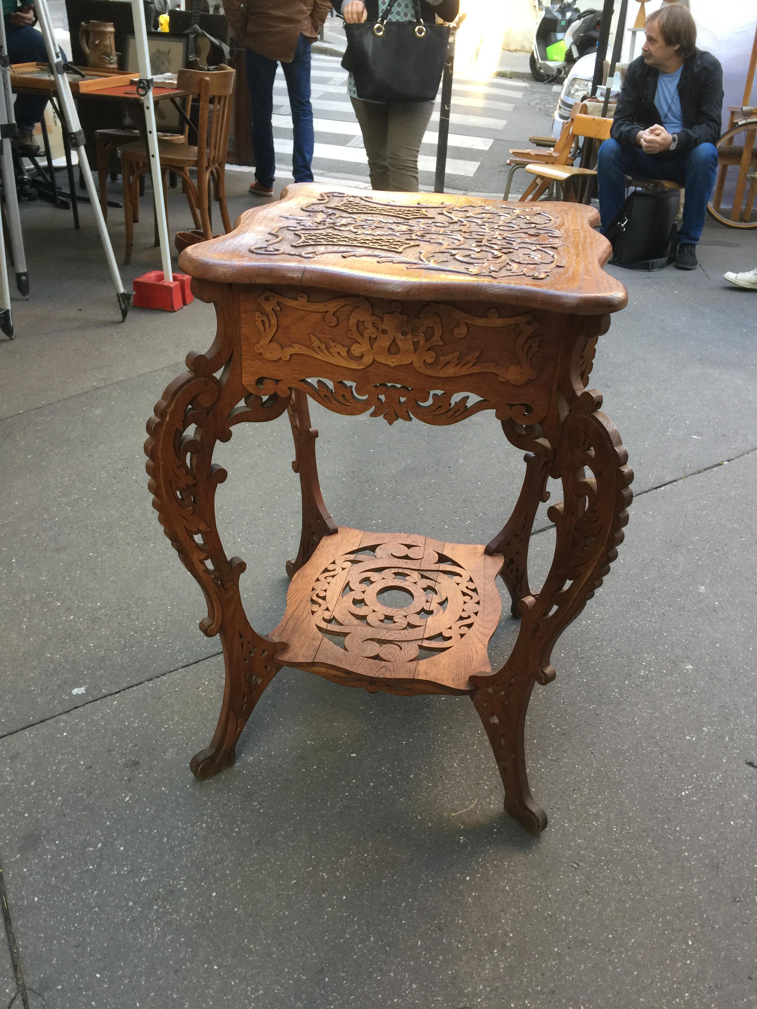 Exotic gueridon table
