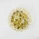 Large Amber Bubble Glass Ceiling Light by Helena Tynell for Limburg, Germany, 1960s