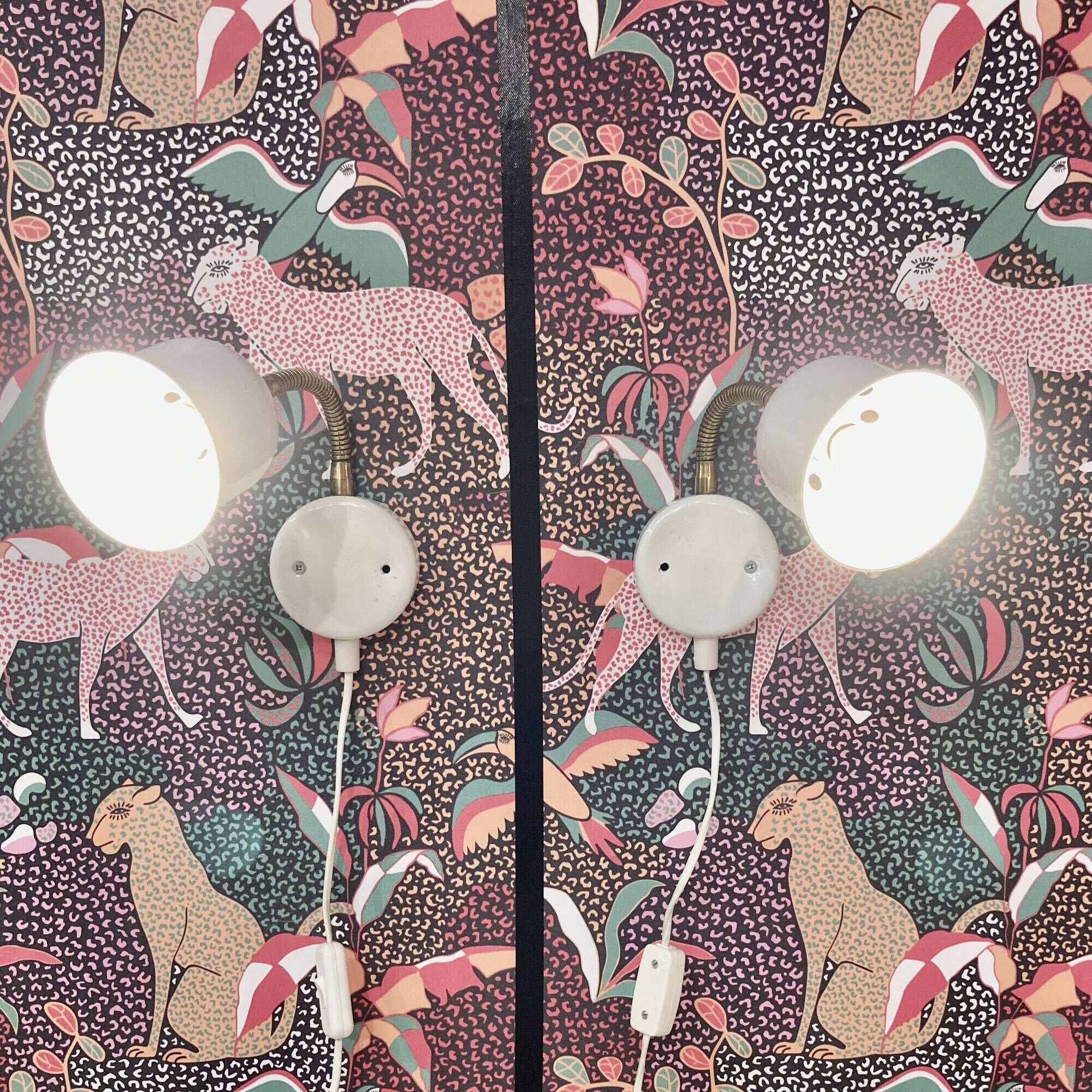 Modular wall lights 1960 "scandinavian design".