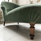 Meridian Napoleon III green velvet