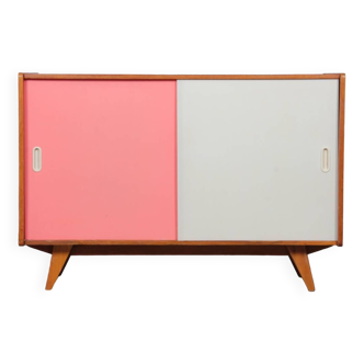 Pink and white chest of drawers by Jiri Jiroutek, model U-452 circa 1960