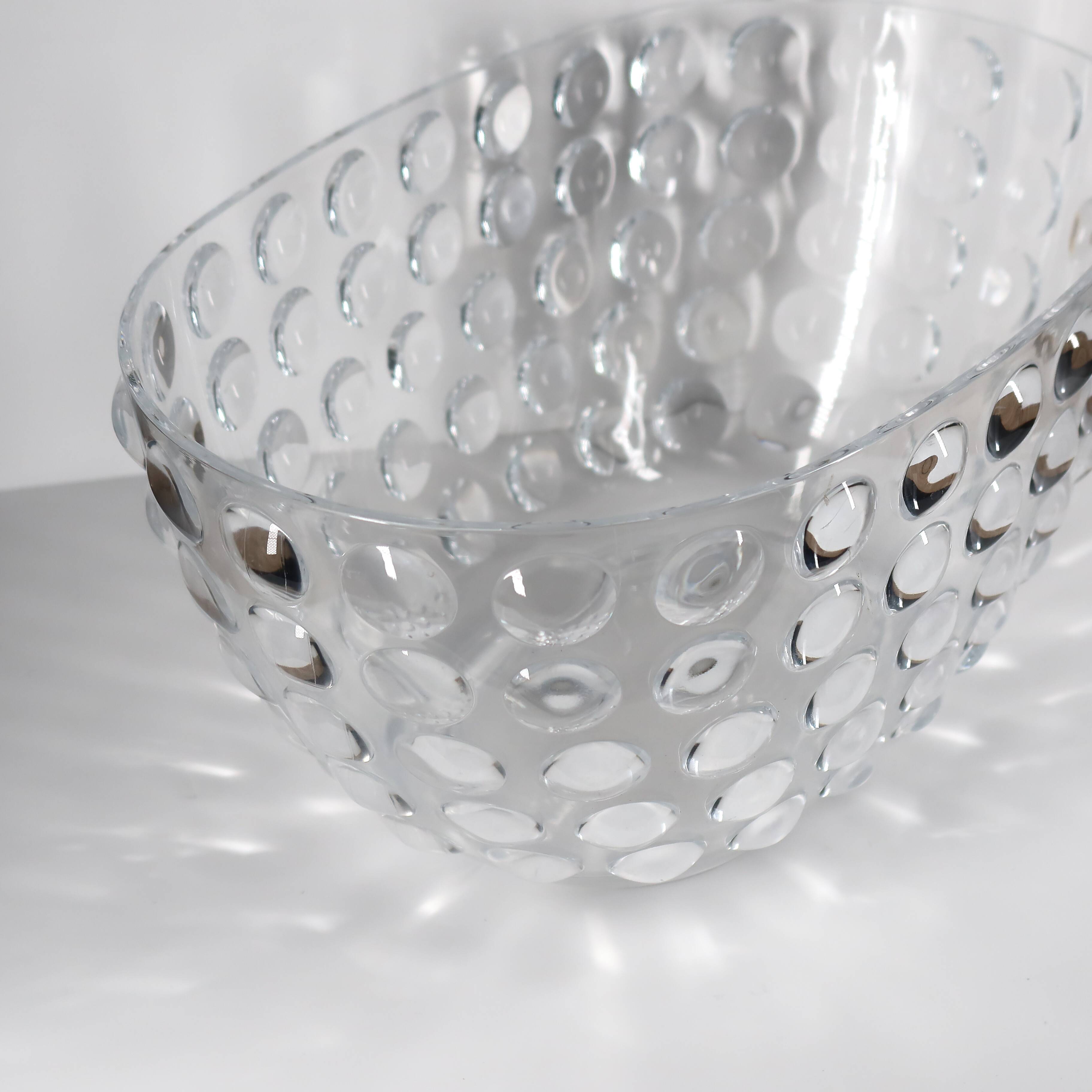 Large champagne bucket, Italian design by Luca Trazzi, made of composite plastic