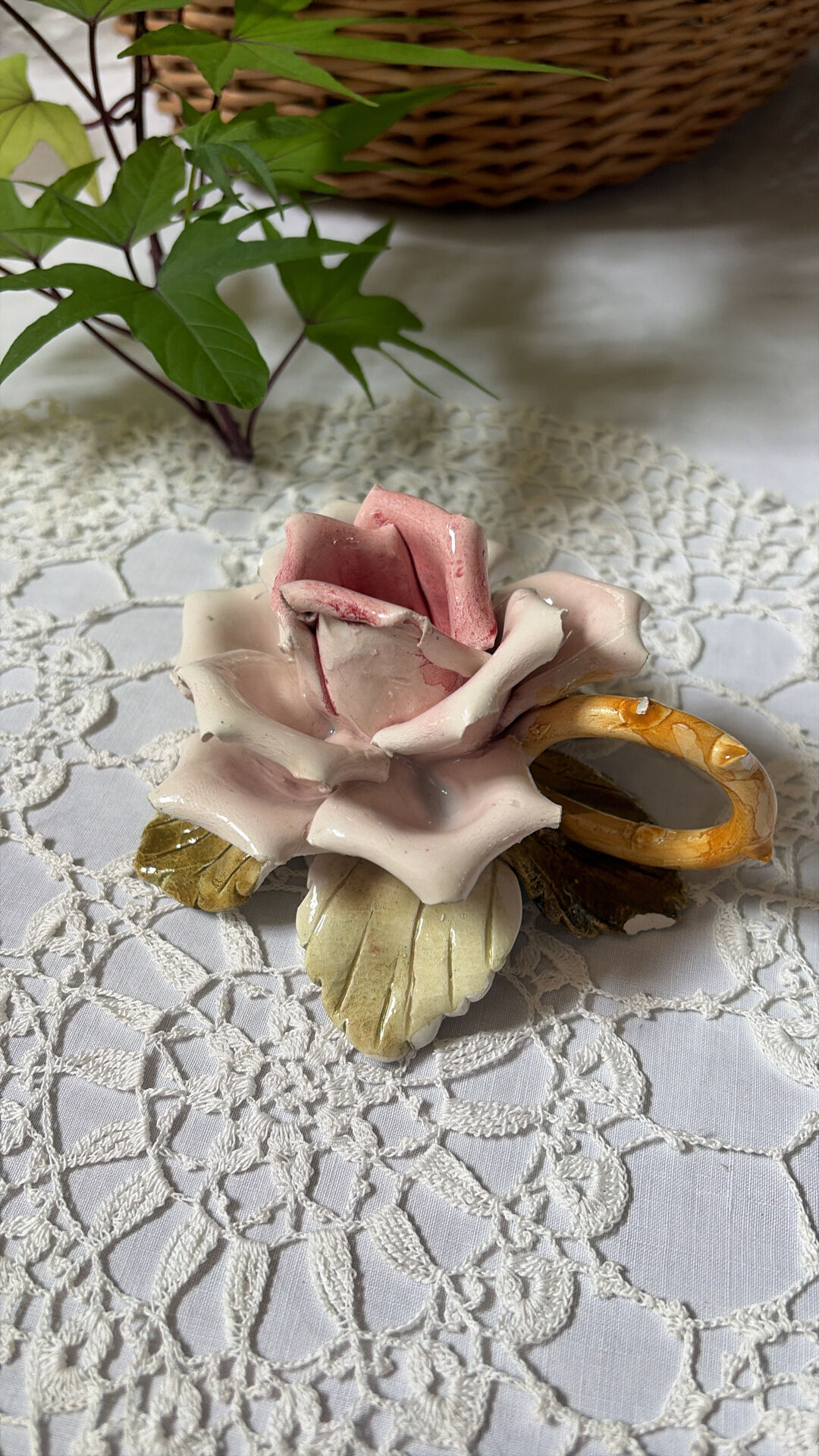 Bougeoir style capodimonte