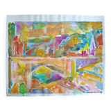 Pierre Lacroux (1909-1993) Gouache on paper 24 x 32 cm - from 1989 - (288)