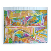 Pierre Lacroux (1909-1993) Gouache on paper 24 x 32 cm - from 1989 - (288)