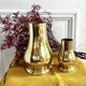 Paire de vases en laiton