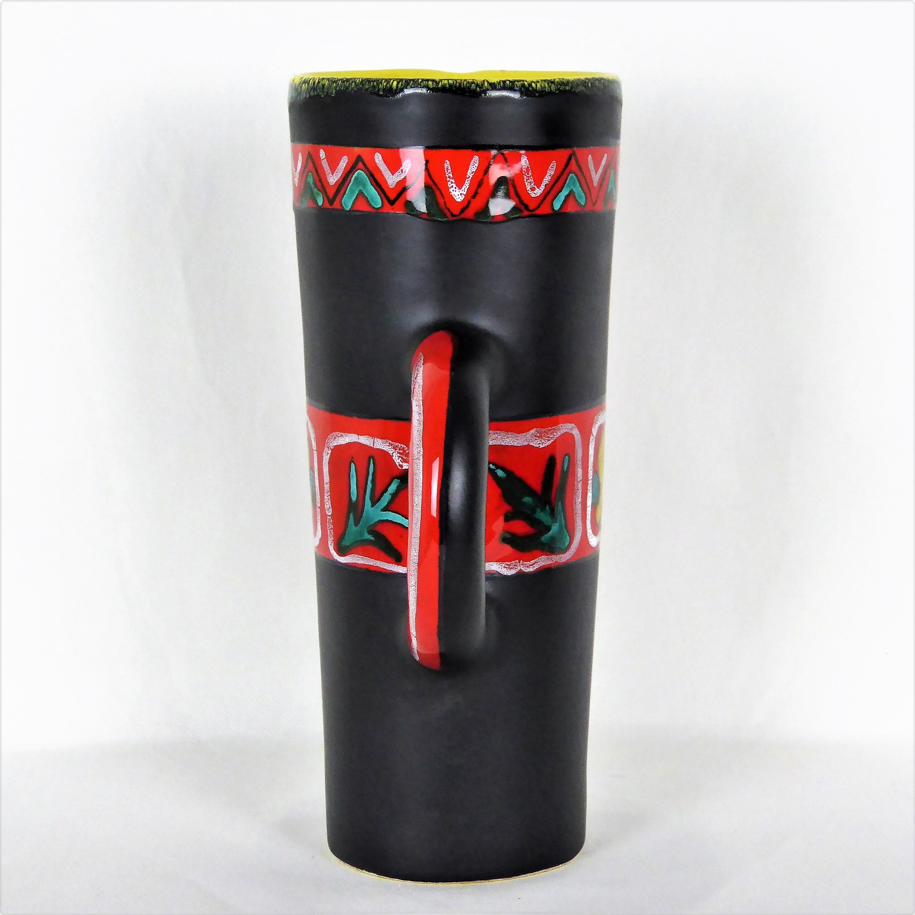 Ceramic pitcher vase Fourmentin Vallauris 1950