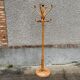 Parrot coat rack in vintage rattan 1970