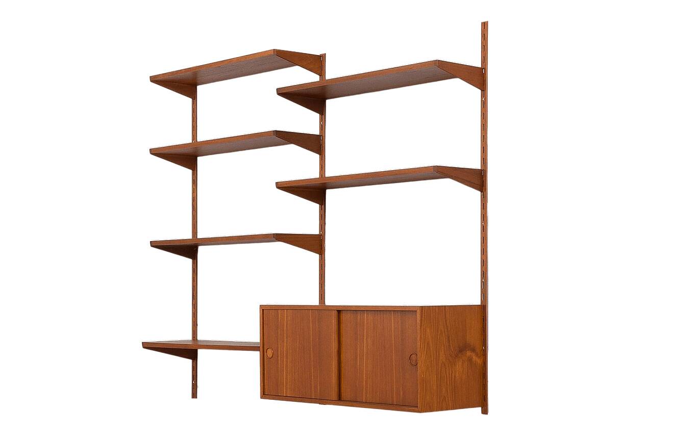 Teak Kai Kristiansen wall system for FM Mobler