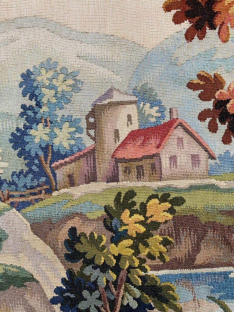 Mid-century French Aubusson tapestry