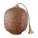 Vintage rattan hanging lamp
