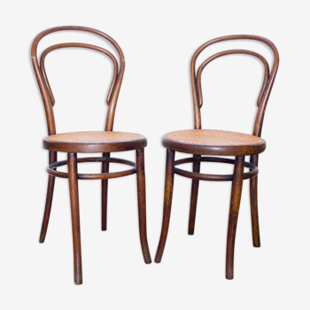 Paire de chaises bistrot