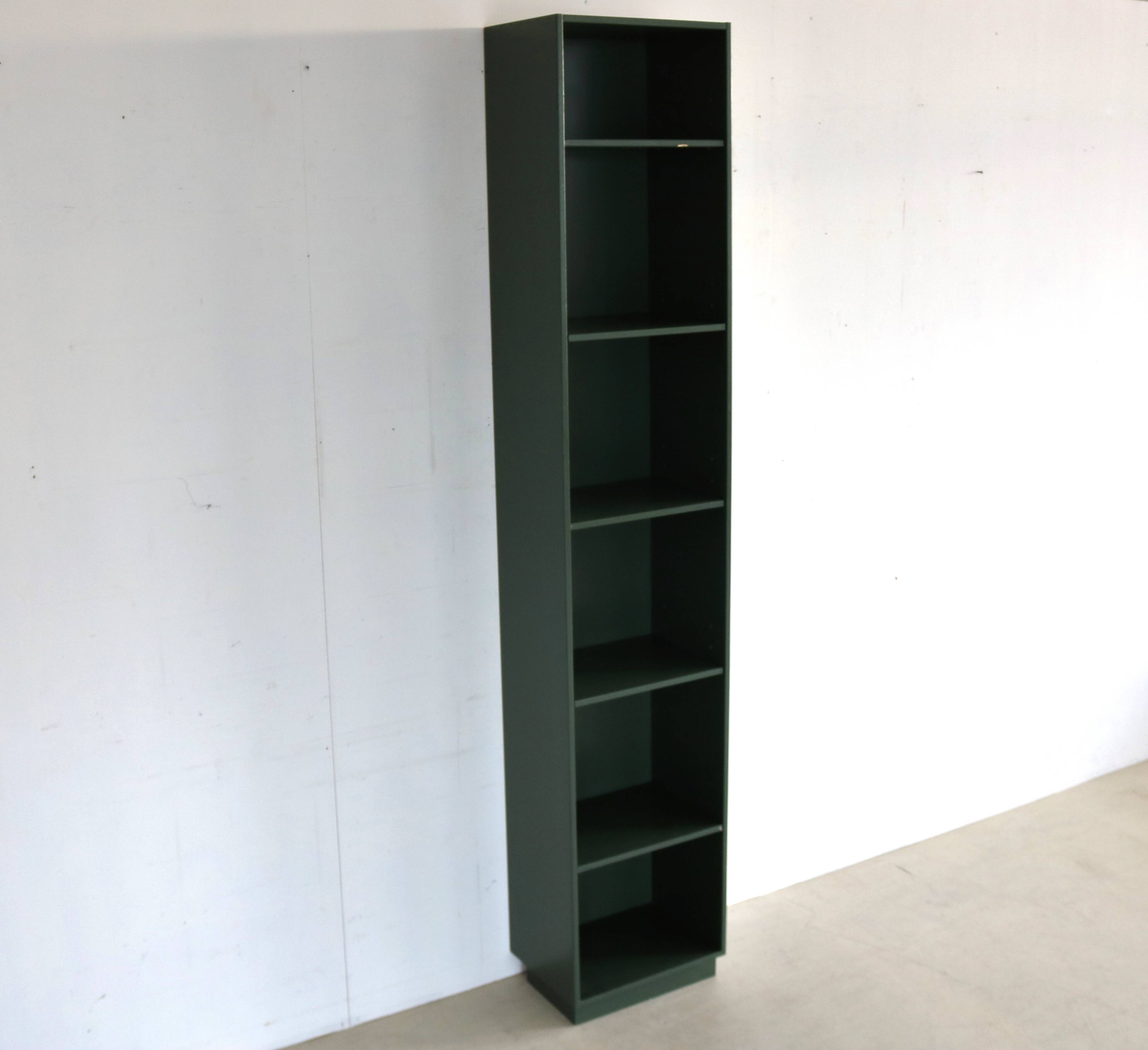 Vintage danish green bookcase