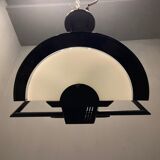 Architectural Italian Black & White Light Pendant
