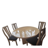 Skovby SM32 expanding dining table + 6 chairs