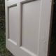 Old solid wood entrance door H225xW86cm right-hand push