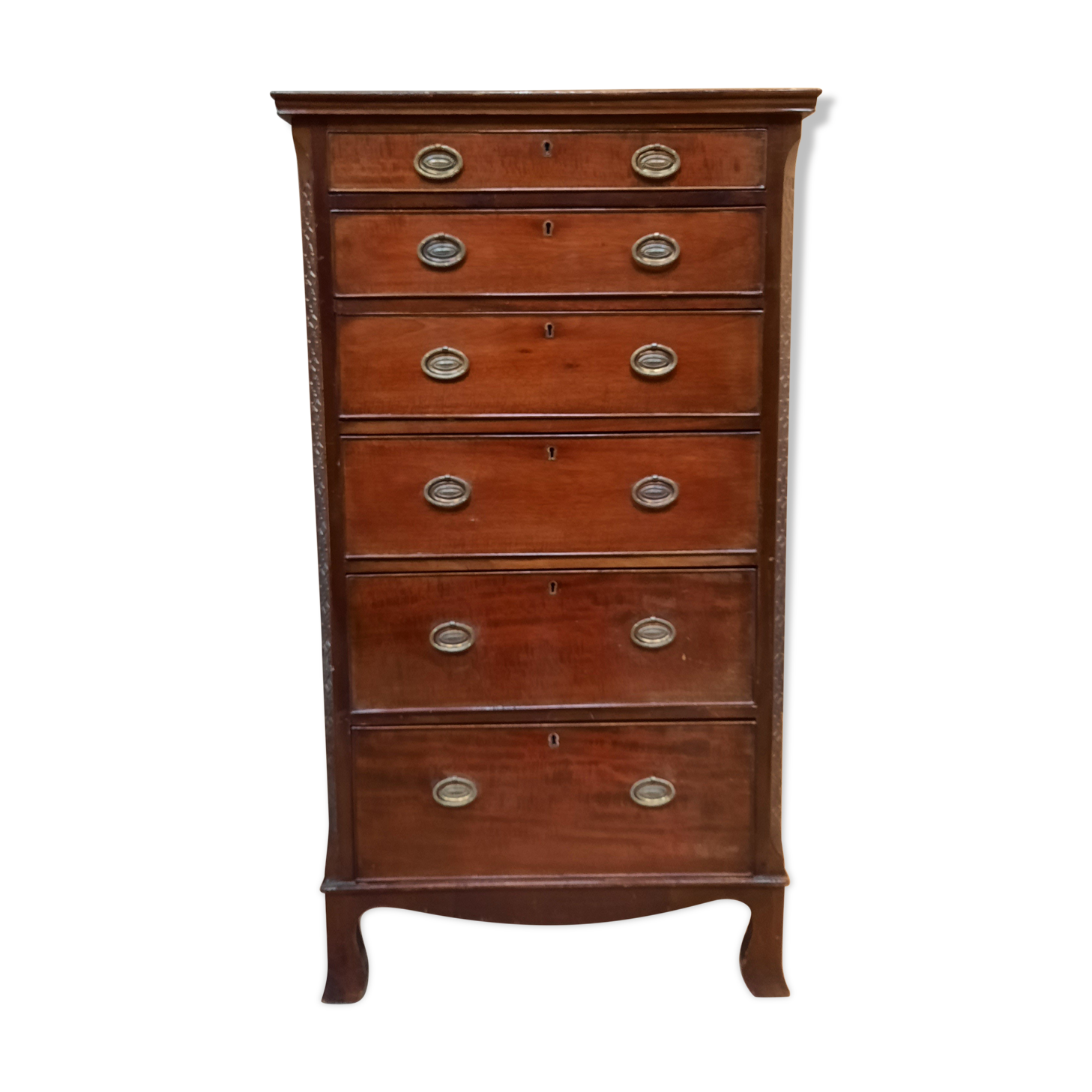 English Mahogany Semainier