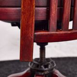 Chaise de bureau Capua d'Adolf Loos – N° 669 – Hêtre, teinte acajou – 1923