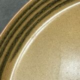 Round dish Sandstone Sarreguemines 70s