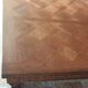 Rocaille table in carved solid oak