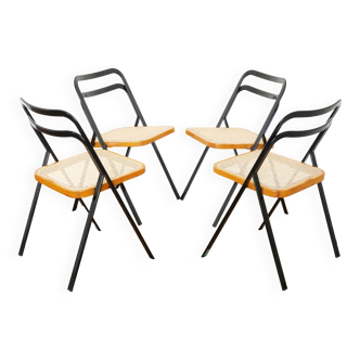 Folding chair - giorgio cattelan - cidue - canework seats redone