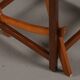 Vintage sculptural unique design dining chairs, France 1960s set of 2