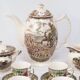 English coffee service for 12 people, “The Friendly Village” Johnson Bros 1960