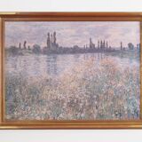 Tableau « Le pré bleu », reproduction de Claude Monet