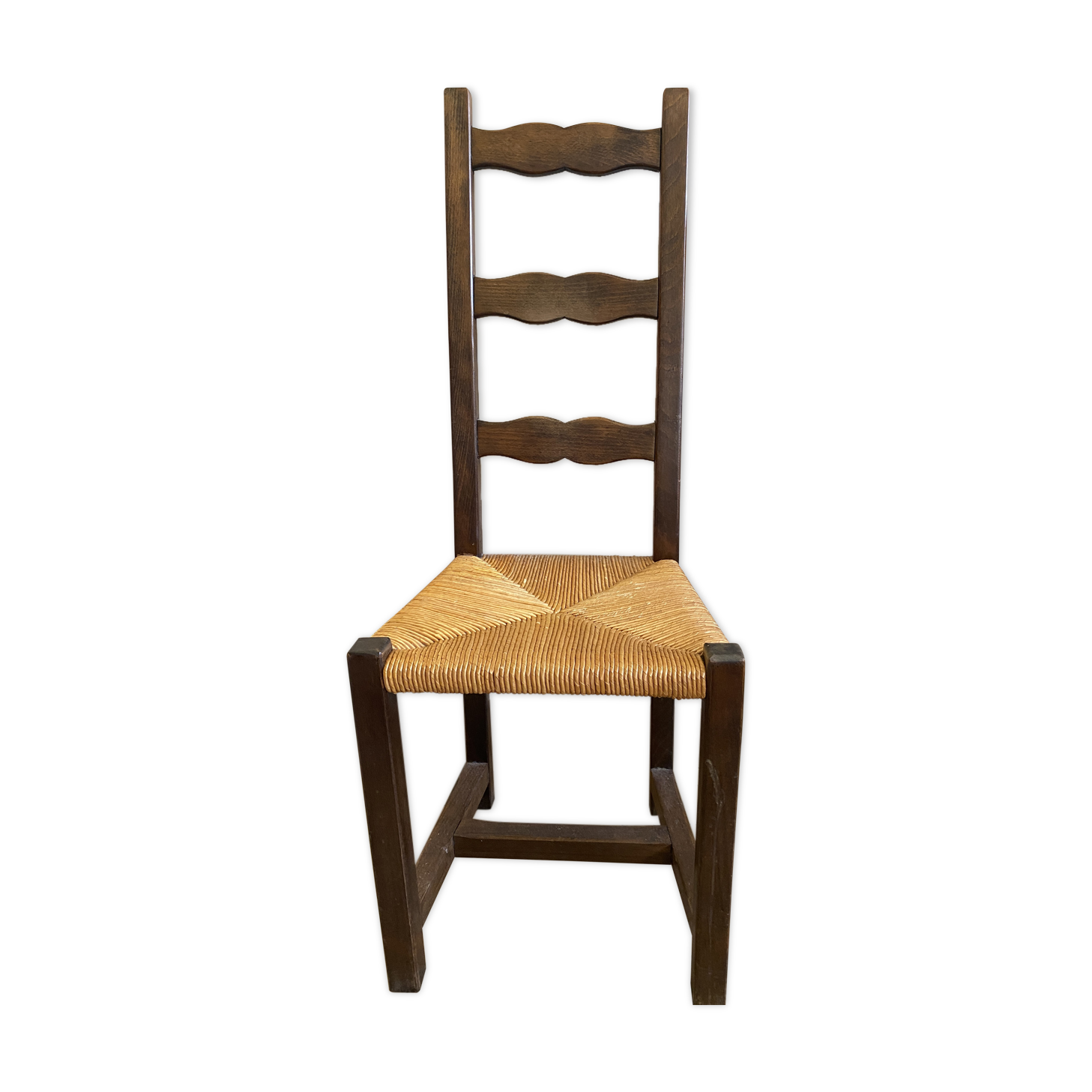 Mulched wooden bistro chair