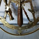Brass billiard chandelier marine decoration