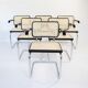 6 Marcel Breuer ‘Cesca’ chairs, Knoll edition