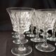Set of 12 Baccarat Piccadilly Cut Crystal Red Wine Goblets
