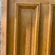 Art Deco passage door in patinated fir, 20th century