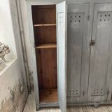 XXL workshop locker with blue patina