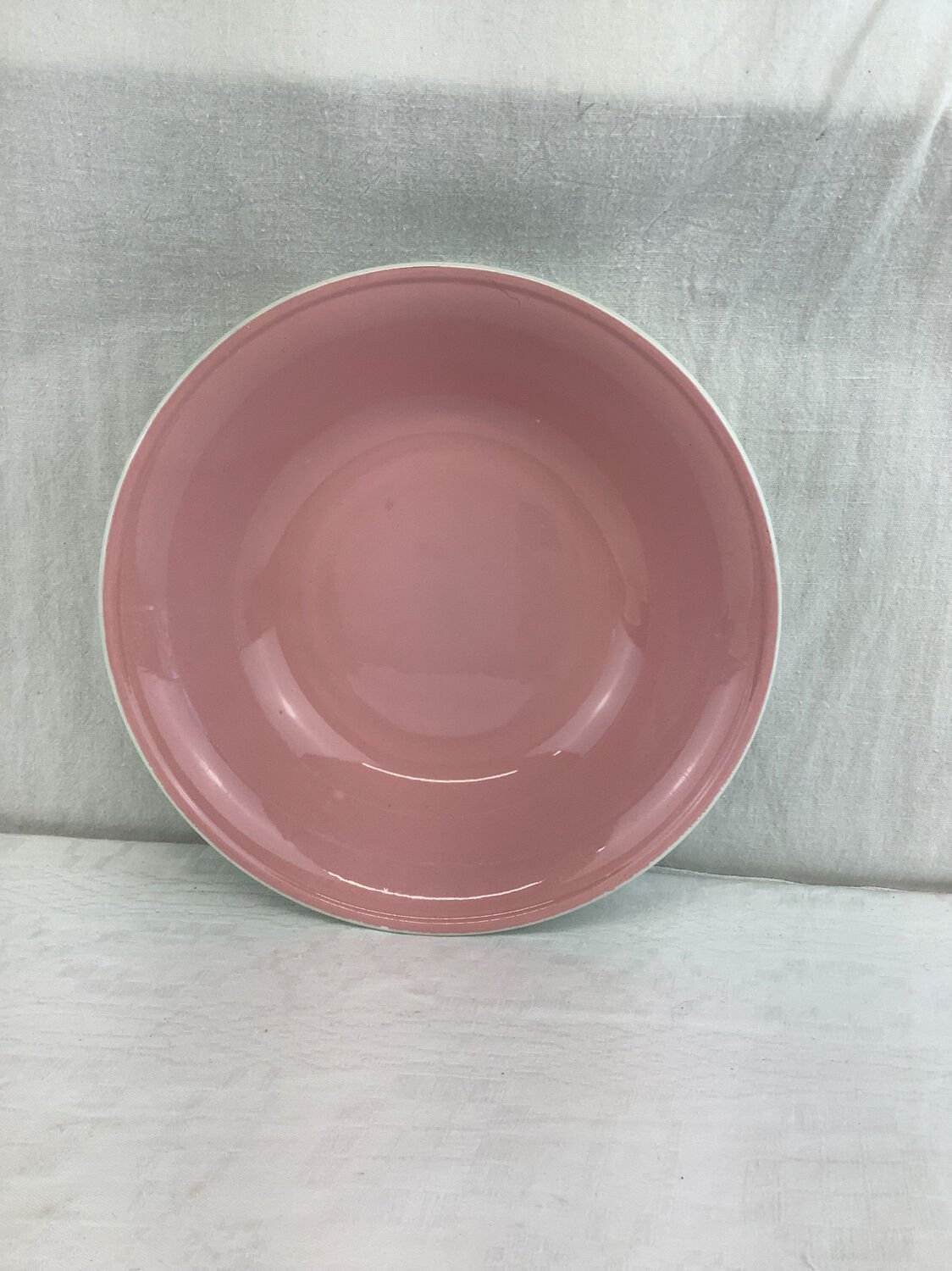 Duo old hollow dishes made in france saint Amand Céranord