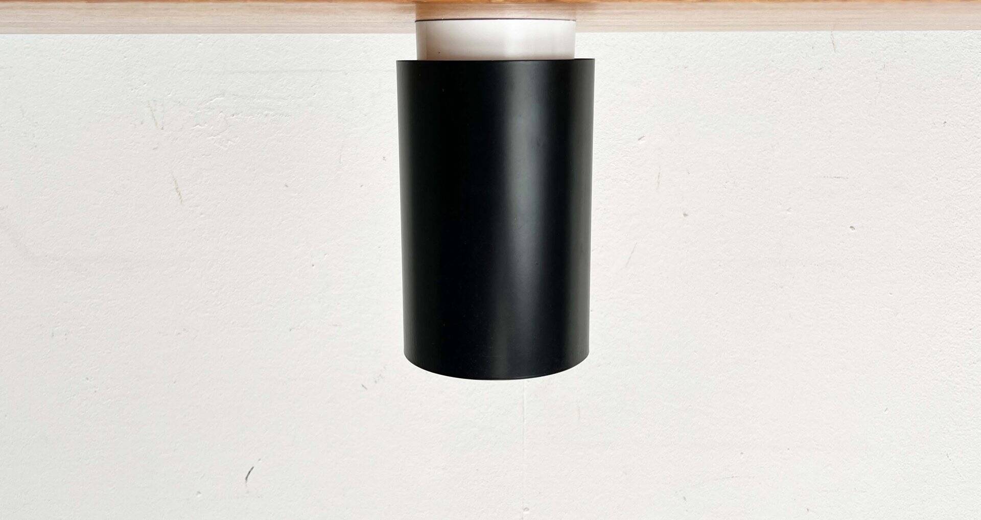 Vintage minimalist ceiling light from Ikea, 1980s.