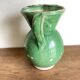 Vase pitcher Sicily Italy in glazed earthenware folk art 1950