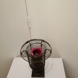 Wrought iron candle holder