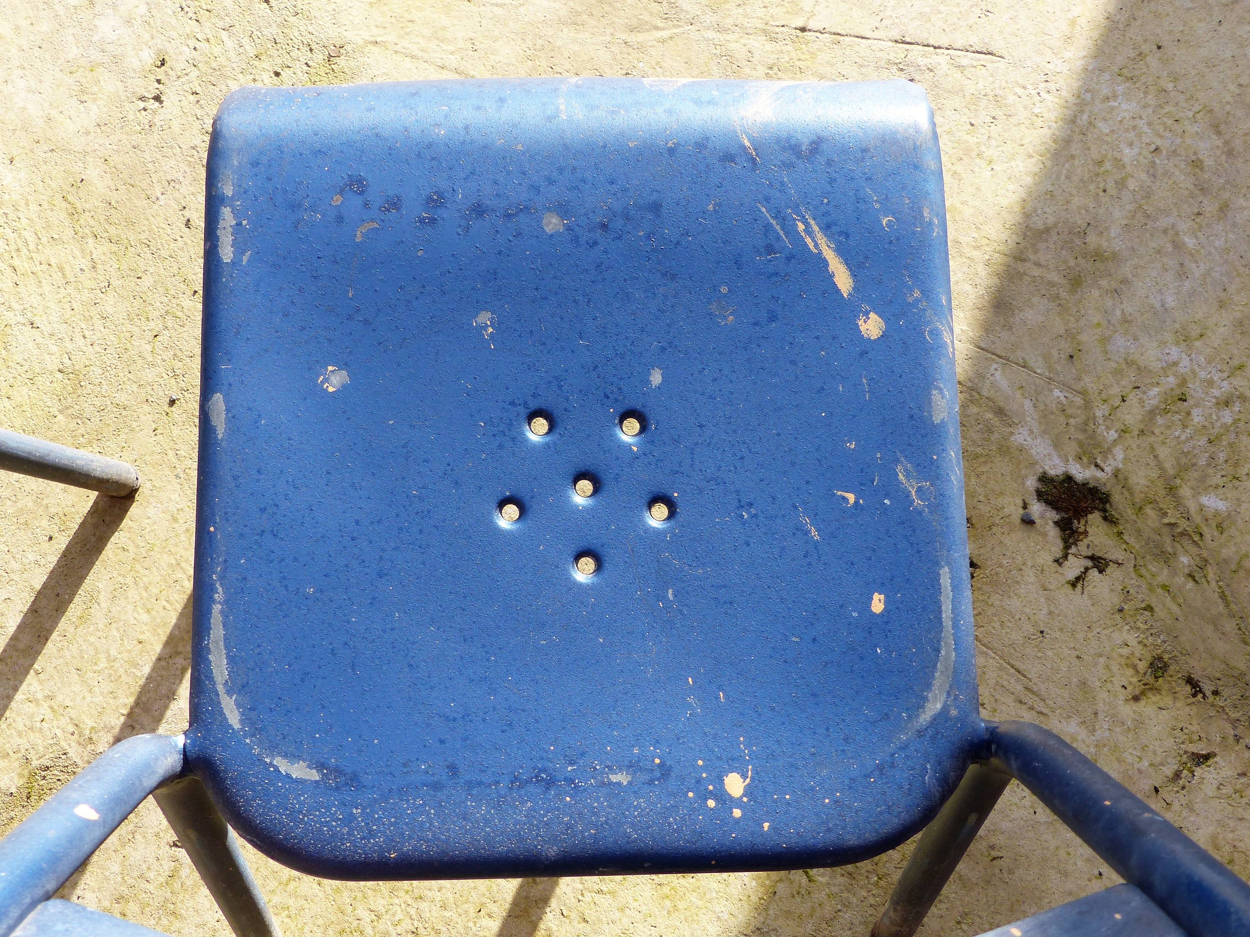 4 vintage bistro chairs