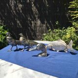 Couple of silver metal making