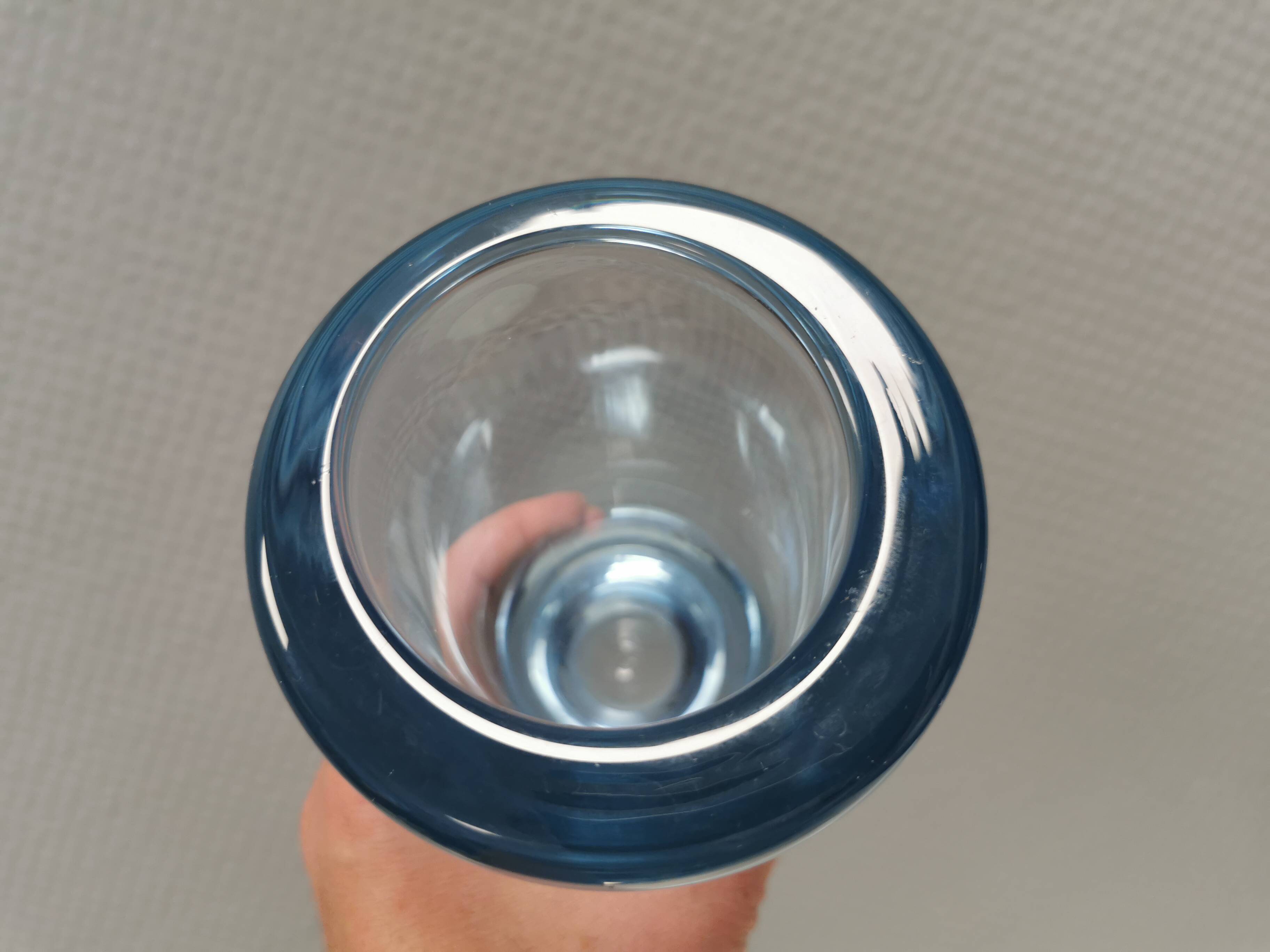Vase from Holmegaard Denmark, designed by Per Lütken in 1961.
