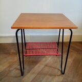 Vintage platinum side table