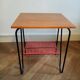 Vintage platinum side table