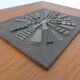 Brutalist Ceramic Wall Panel, 1960s