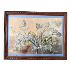 Composition botanique - bleus