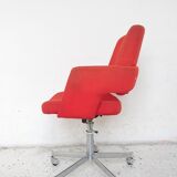 Red office armchair