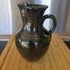 Vintage Jug in Glazed Stoneware – Brutalist / Rustic Chic Style